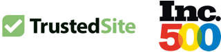 TrustedSite and Inc. 500 logos