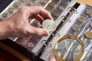coin collection inspection